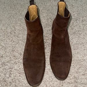 Ann Mashburn Brown suede Chelsea boot